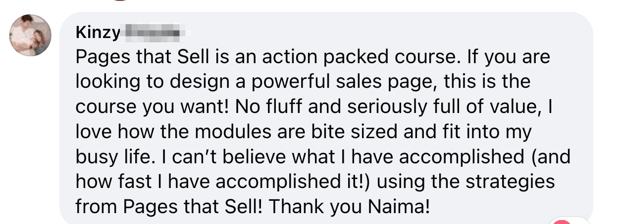 testimonial - accomplished so much