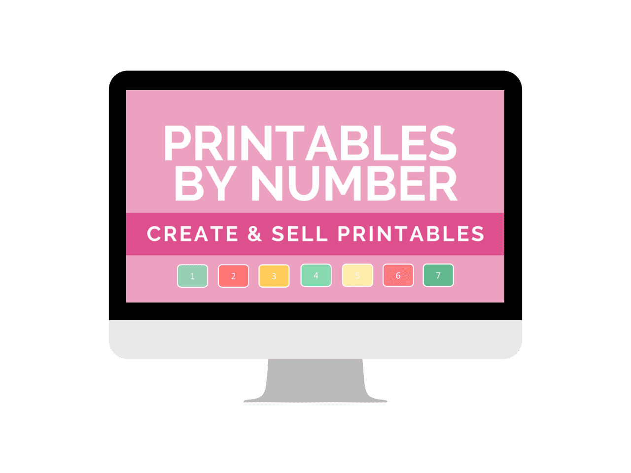 Printables By Number Course Graphic