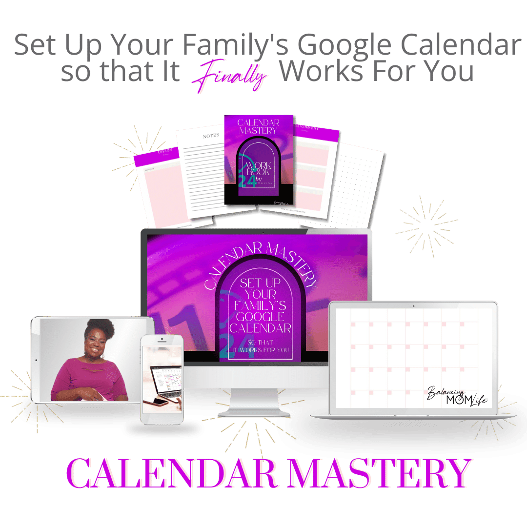 Calendar Mastery Course Mockup