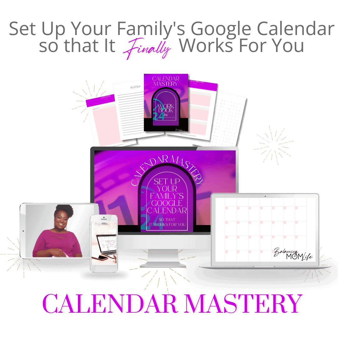 Calendar Mastery Course Mockup