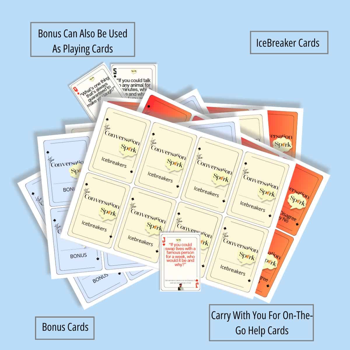 Image of the Conversation Spark Cards Deluxe